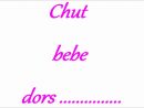 Chut Bebe Dors.wmv dedans Image Chut Bébé Dort