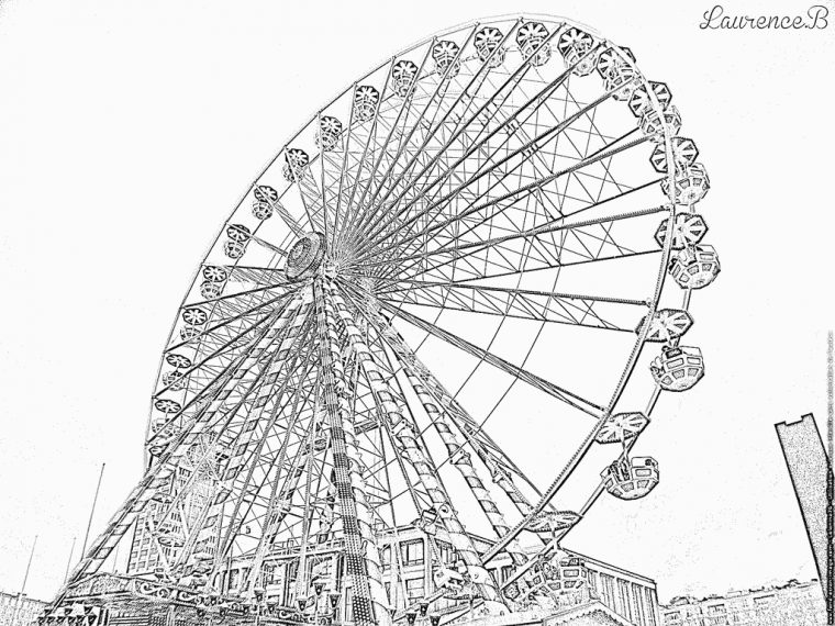 Coloriage 01 Grande Roue À Imprimer Pour Les Enfants intérieur Coloriage Grande Roue Coloriage 01 Grande Roue À Imprimer Pour Les Enfants intérieur Coloriage Grande Roue