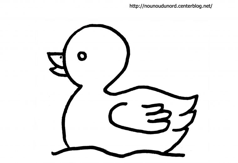 Coloriage Canard Dessiné Par Nounoudunord destiné Masque Canard À Imprimer
