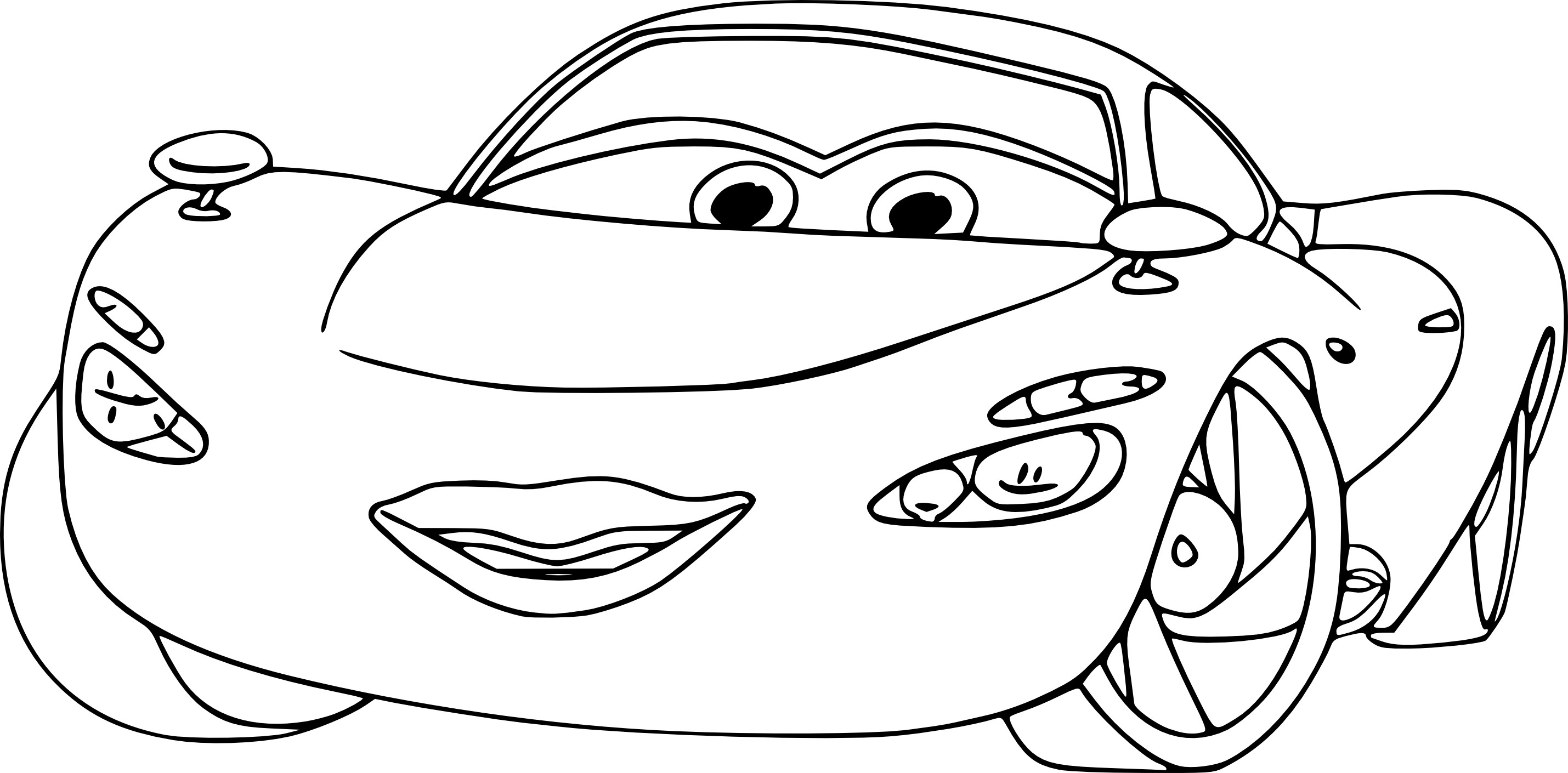 Coloriage Cars Holley Shiftwell Gratuit – Coloriage Cars destiné Dessin A Imprimer Gratuit Cars