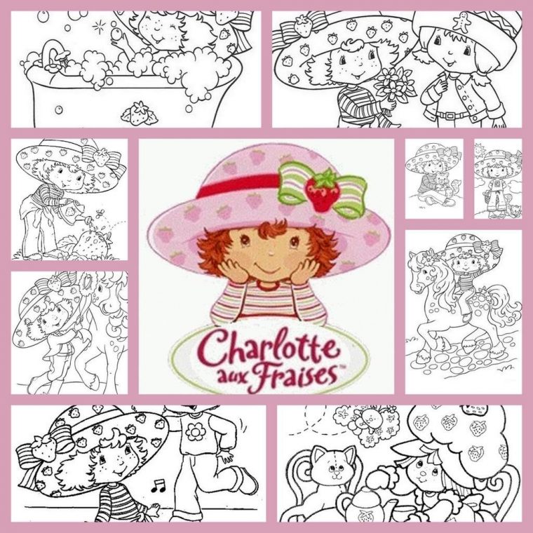 Coloriage Charlotte Aux Fraises à Coloriage Charlotte Aux Fraises Et Ses Amies