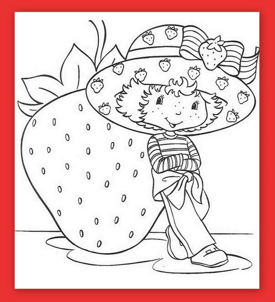 Coloriage Charlotte Aux Fraises encequiconcerne Coloriage Charlotte Aux Fraises Et Ses Amies