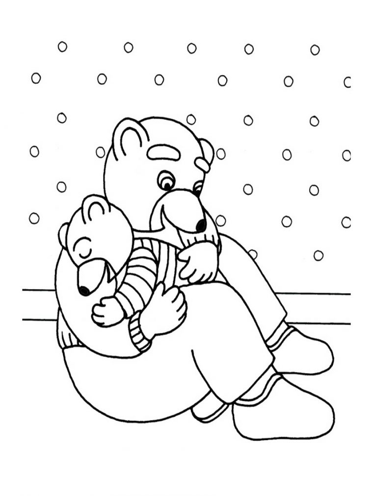 Coloriage De Petit Ours Brun À Colorier Pour Enfants tout Petit Ours Brun Dessin Animé Gratuit