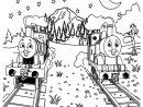 Coloriage De Thomas Et Ses Amis À Imprimer Pour Enfants pour Coloriage Thomas Le Petit Train