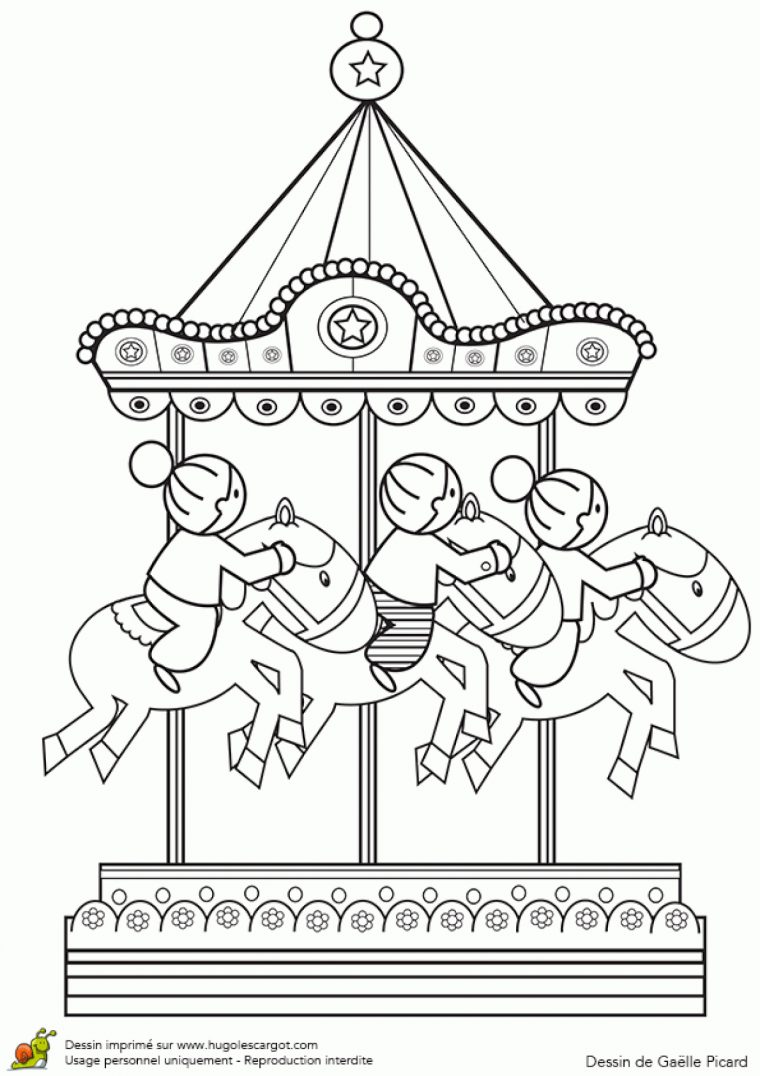 Coloriage Fete Foraine Manege Chevaux De Bois Sur intérieur Dessin De Fete Foraine Coloriage Fete Foraine Manege Chevaux De Bois Sur intérieur Dessin De Fete Foraine