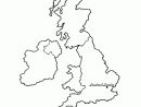 Coloriage Grande Bretagne avec Dessin Mappemonde