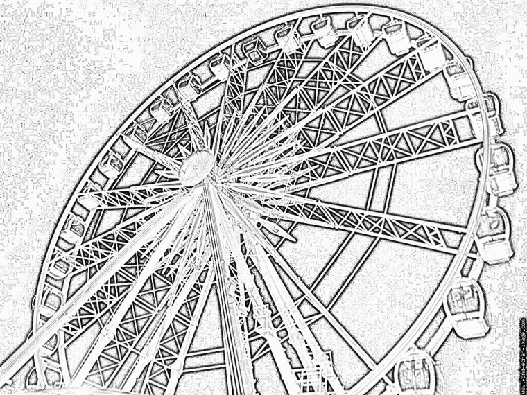 Coloriage La Grande Roue 183 À Imprimer Pour Les Enfants intérieur Coloriage Grande Roue Coloriage La Grande Roue 183 À Imprimer Pour Les Enfants intérieur Coloriage Grande Roue