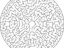 Coloriage Labyrinthe À Imprimer dedans Labyrinthe Difficile
