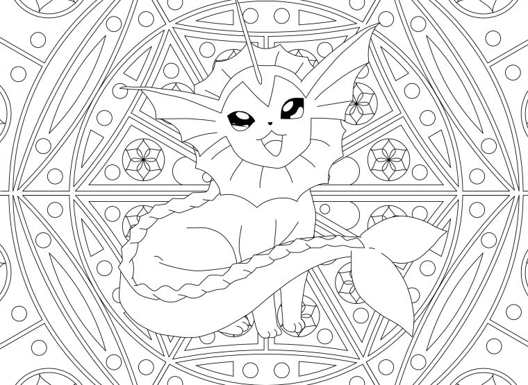 Coloriage Mandala Pokemon. Imprimez Gratuitement, Plus De 80 avec Coloriage De Pokémon Gratuit