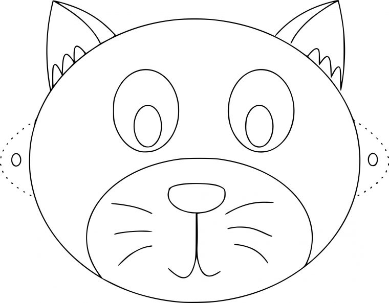 Coloriage Masque Chat À Imprimer Sur Coloriages à Masque Canard À Imprimer