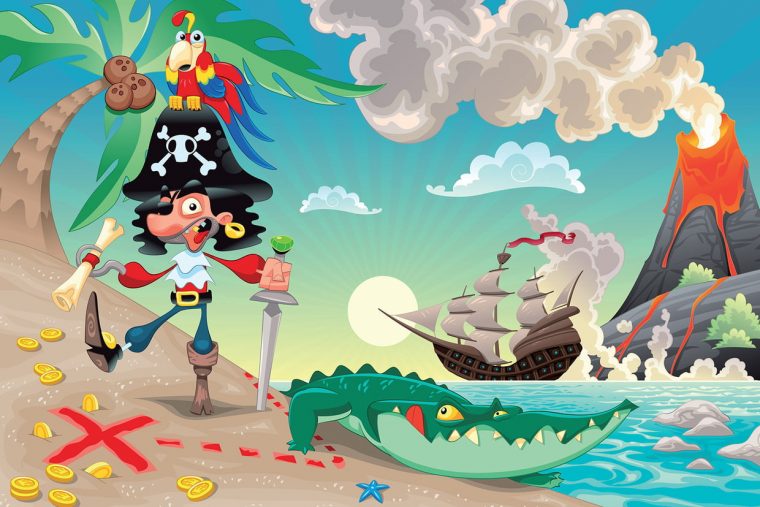 Coloriage Pirate Sur Hugolescargot tout Histoires De Pirates Gratuit
