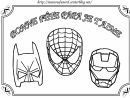 Coloriage Spiderman Batman Pour La Fête Des Pères à Coloriage Fete Des Peres