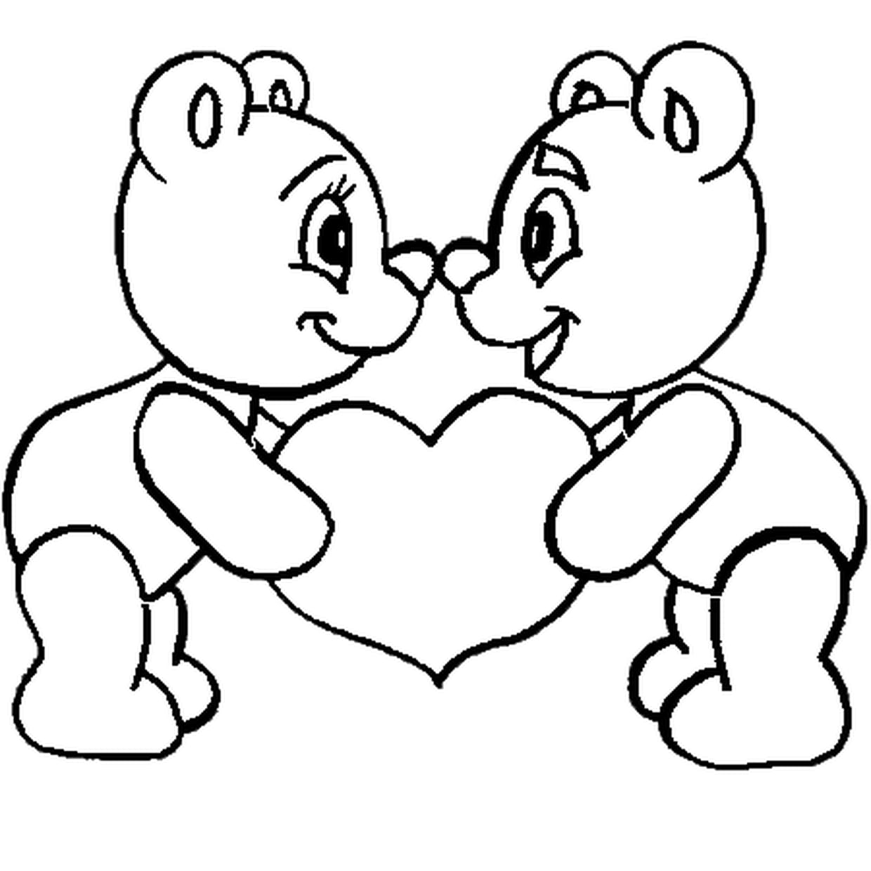 Coloriage St Valentin En Ligne Gratuit À Imprimer encequiconcerne Coloriage De St Valentin