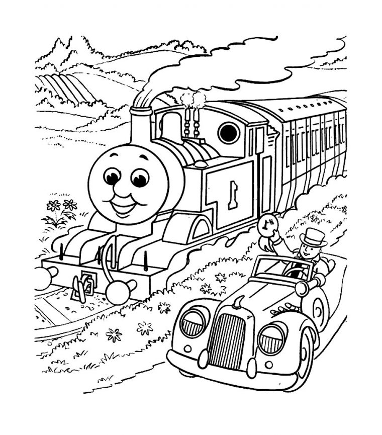 Coloriage Thomas Et Ses Amis – Coloriages Pour Enfants avec Coloriage Thomas Le Petit Train