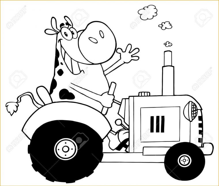 Coloriage Tracteur New Holland Facile Coloriage Tracteur New intérieur Dessin Tracteur Facile