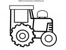 Coloriage Tracteur Réalisé Par Nounoudunord. encequiconcerne Dessin Tracteur Facile