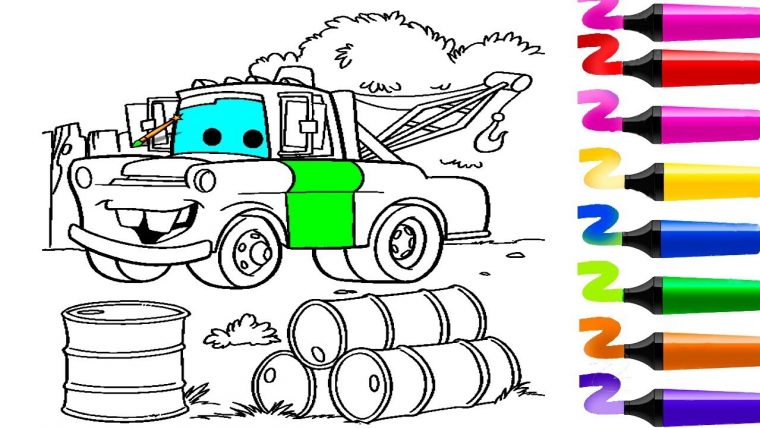 Coloriage Voiture! Coloriage Flash Mcqueen (Cars)! Coloriage Magique!  Dessin Facile intérieur Coloriage Vehicule