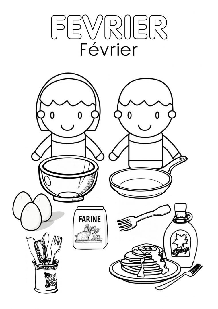 Coloriages Février – Assistante Maternelle Argenteuil – Orgemont intérieur Coloriage Février