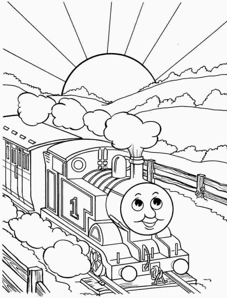 Coloring Picture Of Thomas The Train | Train Coloring Pages concernant Coloriage Thomas Le Petit Train Coloring Picture Of Thomas The Train | Train Coloring Pages concernant Coloriage Thomas Le Petit Train