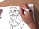 Comment Dessiner Alvin | Comment Dessiner Alvin Et Les Chipmunks avec Dessin De Alvin Et Les Chipmunks