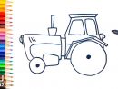Comment Dessiner Un Tracteur | Dessin De Tracteur destiné Dessin Tracteur Facile