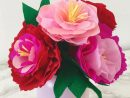 Comment Faire Un Bouquet De Fleurs En Papier | Mon P'tit Trésor tout Realisation Papier Crepon