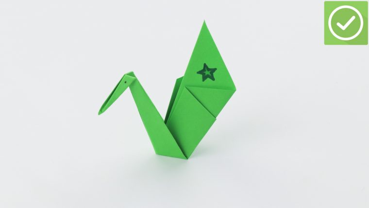 Comment Faire Un Cygne En Origami: 13 Étapes à Origami Canard