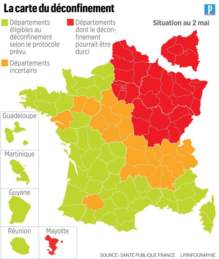 Coronavirus : 166 Nouveaux Décès, Une Nouvelle Carte Pour Le destiné Nouvelle Carte Des Régions De France