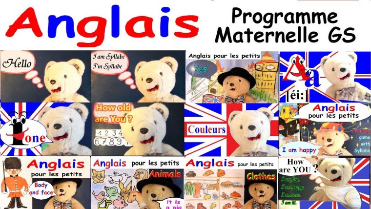 Cours D'anglais Pour Les Maternelles Gs : Programme Grande Section intérieur Jeux En Anglais Gratuit