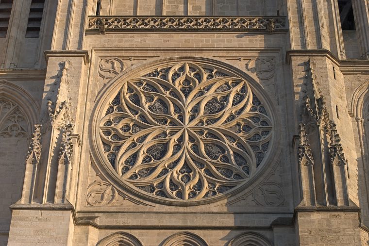 Datei:bordeaux Cathedrale St Andre Rosace – Wikipedia concernant Image De Rosace