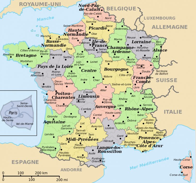 Datei:départements+Régions (France).svg – Wikipedia tout Nouvelle Carte Des Régions De France