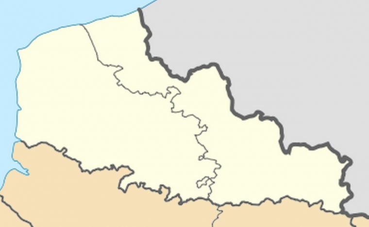 Datei:nord-Pas-De-Calais Region Location Map – Wikipedia avec Carte Des Régions Vierge