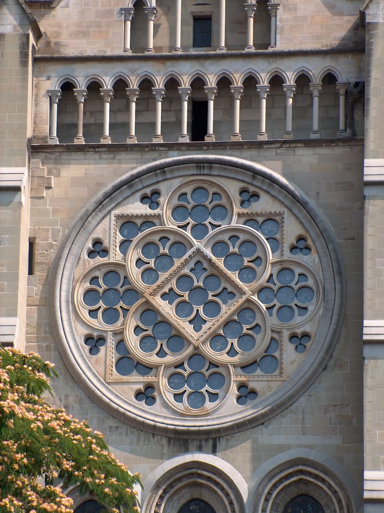 Datei:rosace Cathédrale Lausanne – Wikipedia avec Image De Rosace