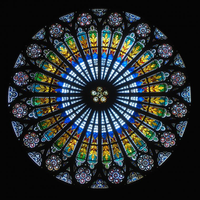 Datei:rosace Cathedrale Strasbourg – Wikipedia destiné Image De Rosace