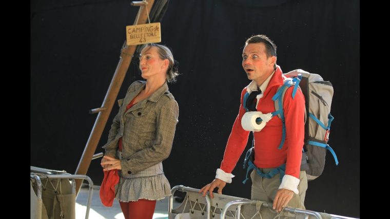 Debout Là Dedans! Cie Entrechocs, Clown, Cirque, Cascade Burlesque avec Etoil Clown