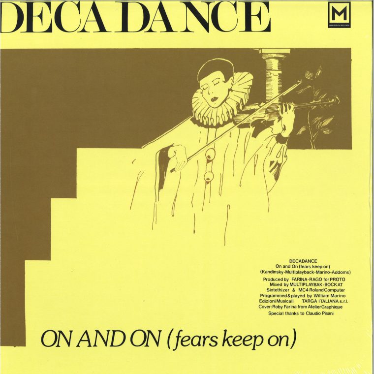 Decadance – On And On (Fears Keep On) / Mannequin Mnq055 – Vinyl avec Ateliers Graphiques Ps