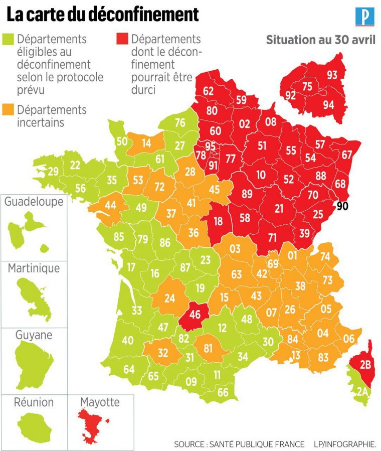 Déconfinement : Votre Département Est-Il En Vert, Orange Ou concernant Carte De France Pour Les Enfants