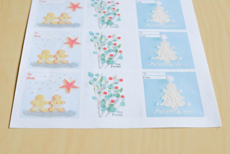 Des Jolies Étiquettes De Noël À Imprimer – Joli Bonheur – Un intérieur Etiquette Noel A Imprimer