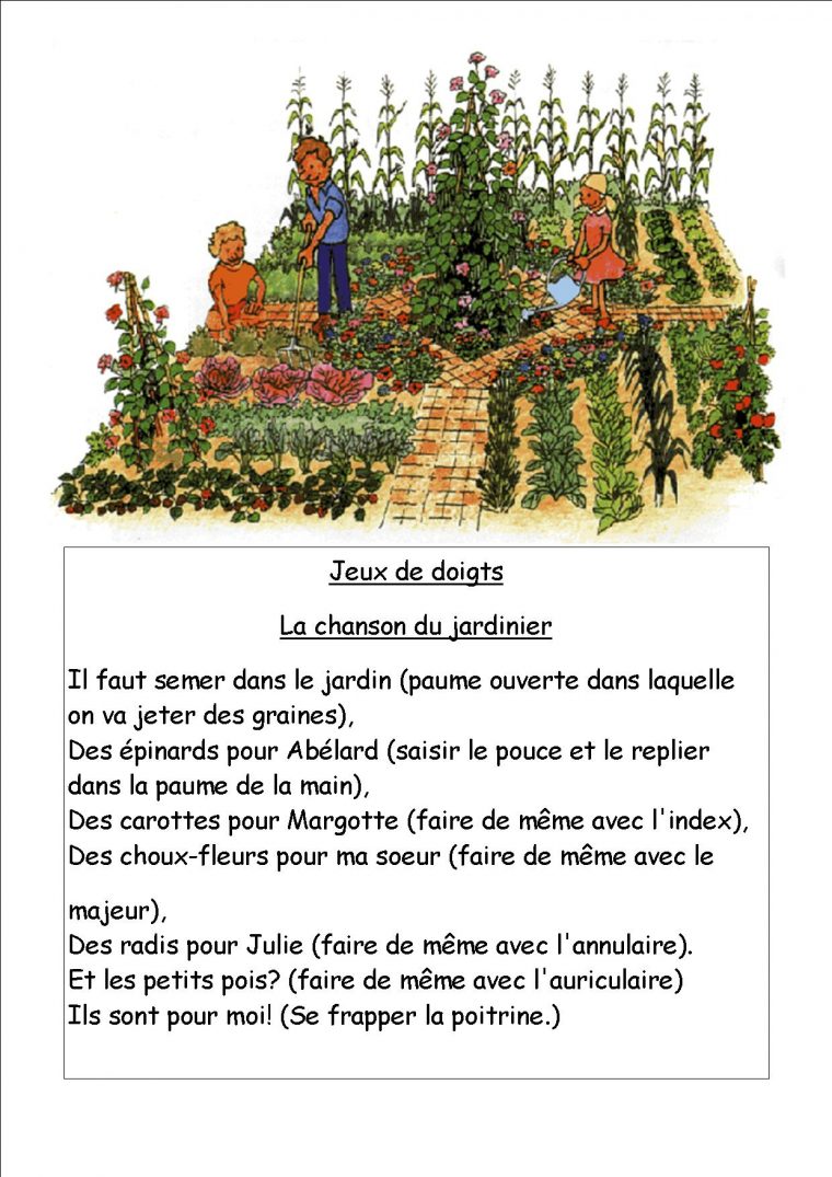 Des Poésies : Le Jardin, Des Fleurs Et Des Légumes – La encequiconcerne Chanson Sur Les Fruits Et Légumes