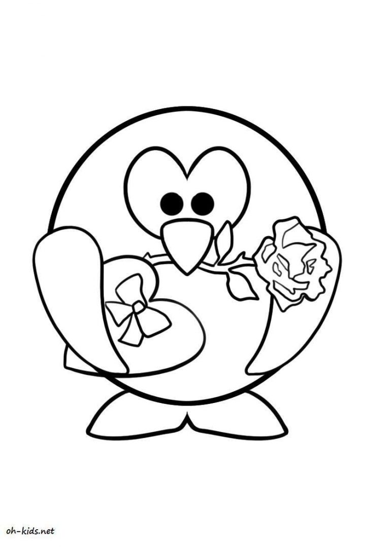 Dessin #269 – Coloriage Saint-Valentin À Imprimer – Oh-Kids à Dessin Pour La Saint Valentin