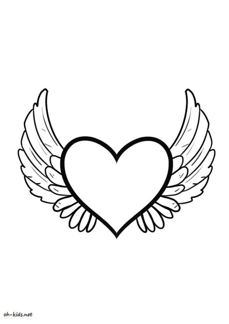 Dessin #275 – Coloriage Saint-Valentin À Imprimer – Oh-Kids pour Dessin Pour La Saint Valentin