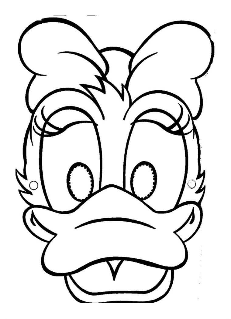 Dessins Gratuits À Colorier – Coloriage Masque À Imprimer destiné Masque Canard À Imprimer