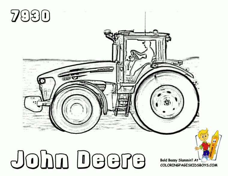 Dessins Gratuits À Colorier – Coloriage Remorque À Imprimer destiné Dessin Tracteur Facile