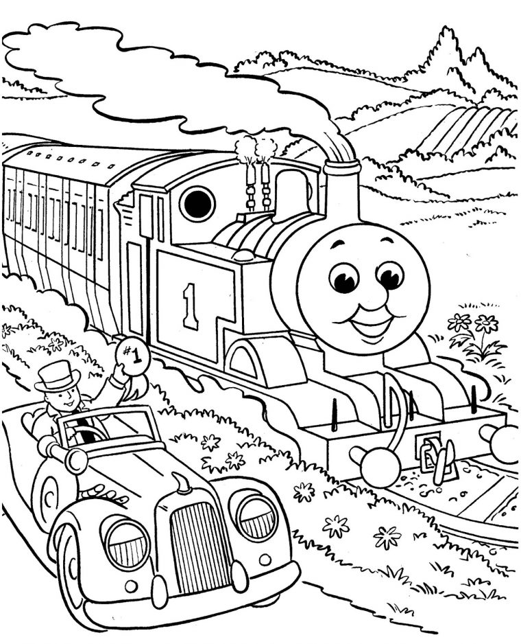 Dessins Gratuits À Colorier – Coloriage Train À Imprimer encequiconcerne Coloriage Thomas Le Petit Train