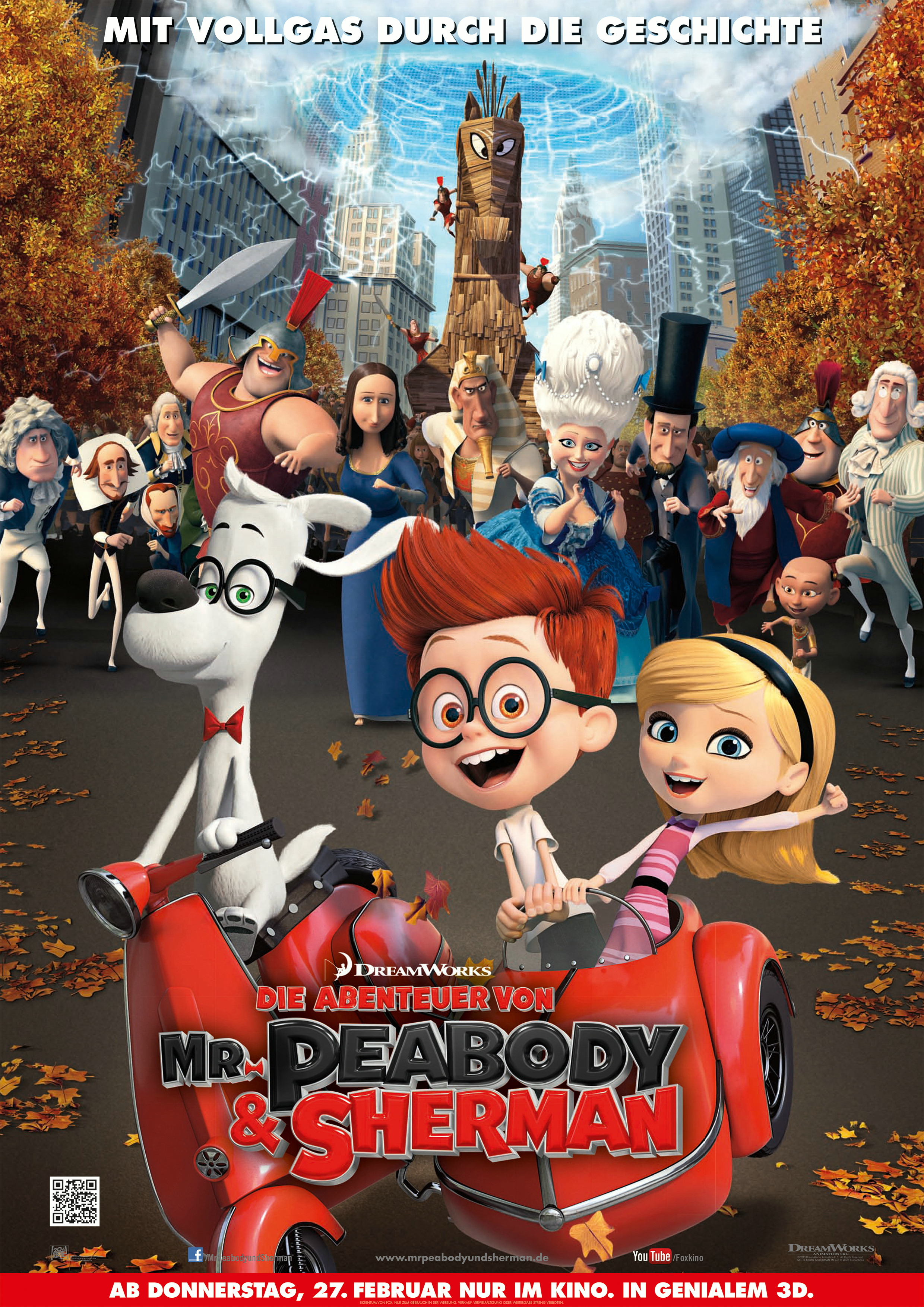 Die Abenteuer Von Mr. Peabody &amp; Sherman Film (2014 serapportantà Film D Animation Dreamworks