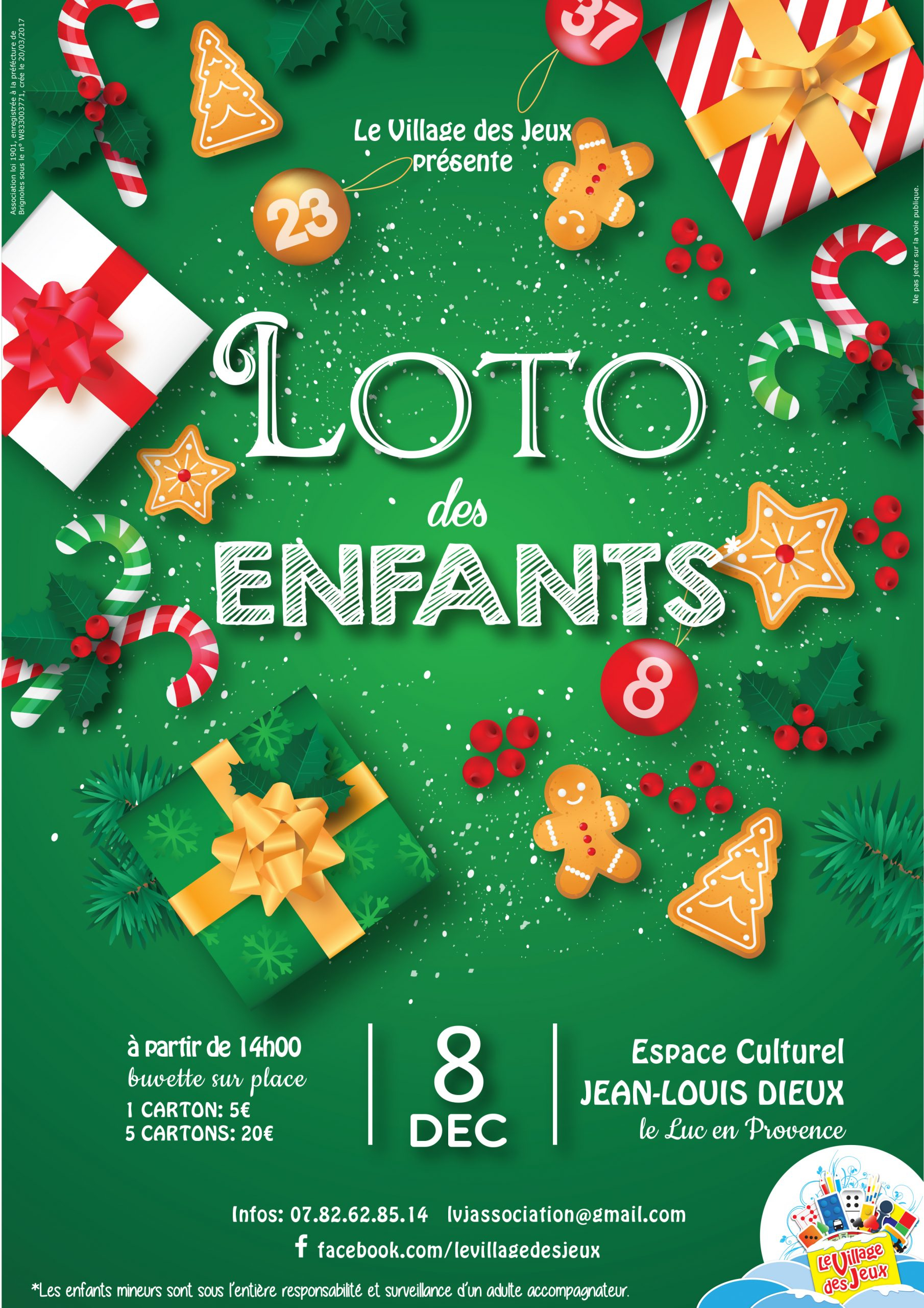 Dimanche 8 Décembre, Le Loto Des Enfants – Site Officiel De avec Loto Espace Jeux