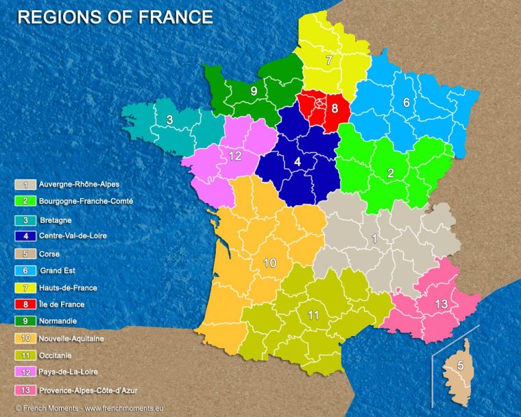 Discover The 13 Administrative Regions Of France (Com Imagens) à Nouvelle Region France
