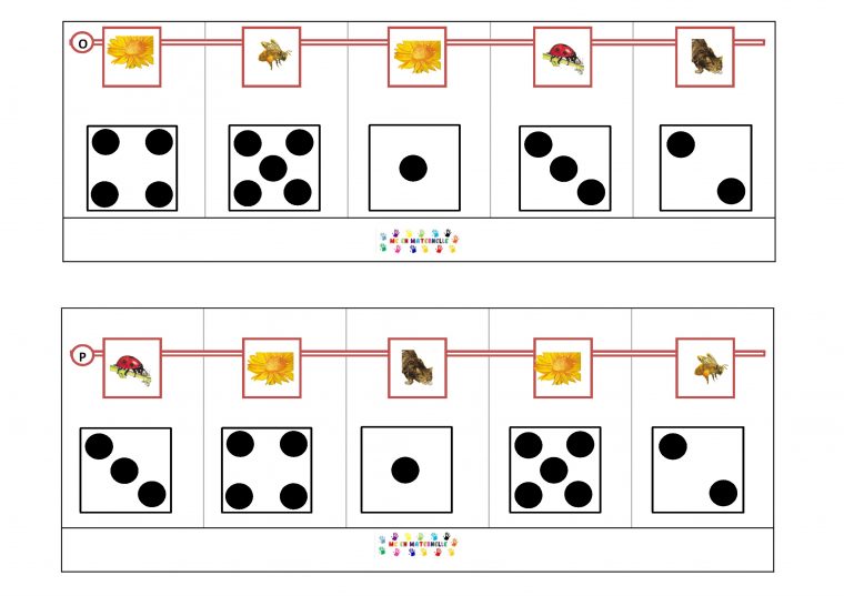 Dix Petites Graines : Boites À Compter De 1 À 6 – Mc En pour Boite À Compter