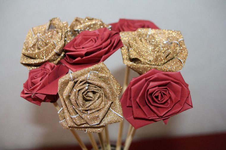 Diy Faire Des Roses En Papier, C'est Facile !!! – Créativez tout Origami Rose Facile A Faire