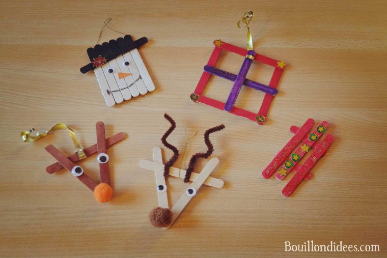 Diy Noël : Décorer Son Sapin Avec Des Bâtons De Glace encequiconcerne Bricolage Avec Baton De Bois